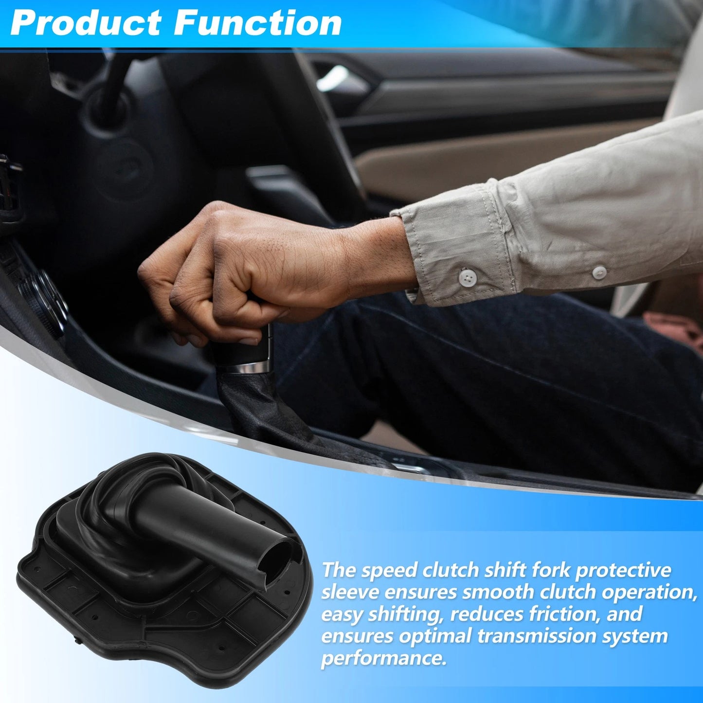 Gear Shifter Lever Lower Boot for Dodge Ram 1500 2500 3500 (No. 55366707AC)