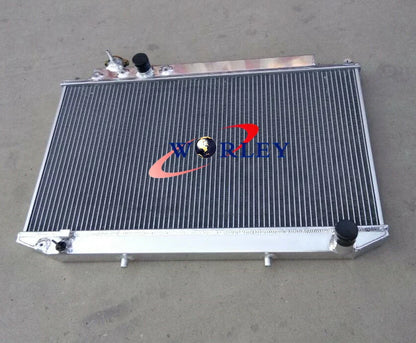 Aluminum Radiator & Fans for Toyota Cressida MK2 MX83 3.0L (1989-1993)