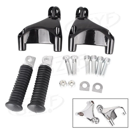 2X Passenger Rear Foot Pegs for Harley X350 (2023–2023) Black