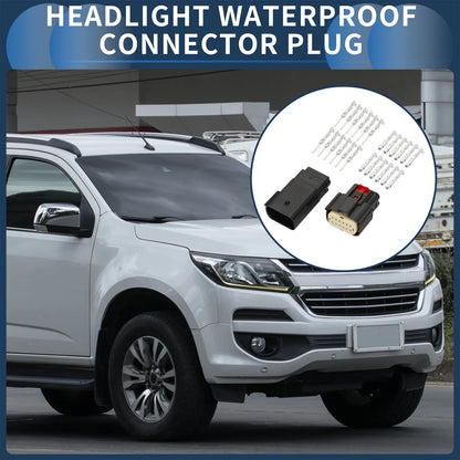12 Pin Headlight Waterproof Connector Plug for Buick