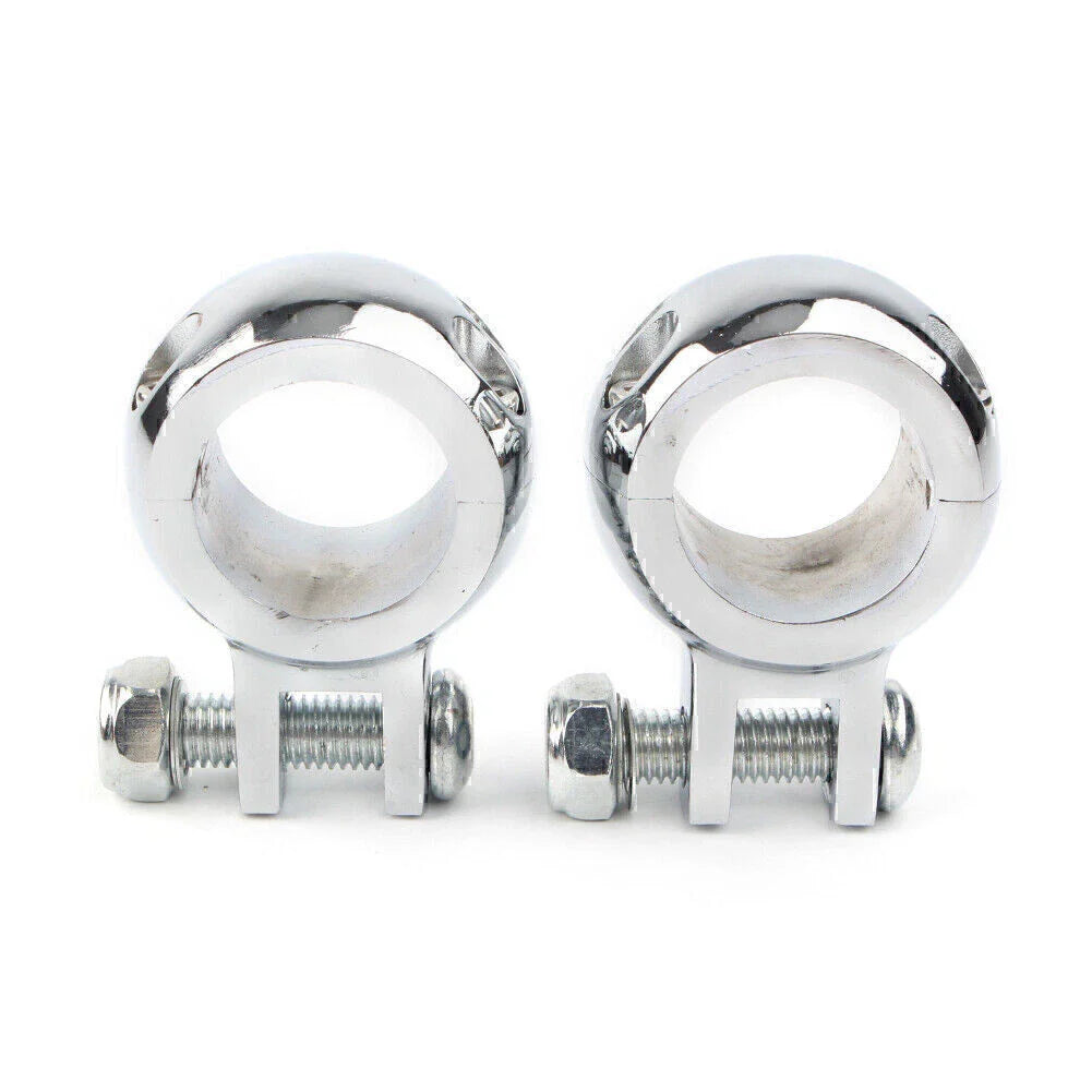 1-1/4" Engine Crash Bar Foot Peg Mount Clamp for Harley