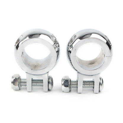 1-1/4" Engine Crash Bar Foot Peg Mount Clamp for Harley