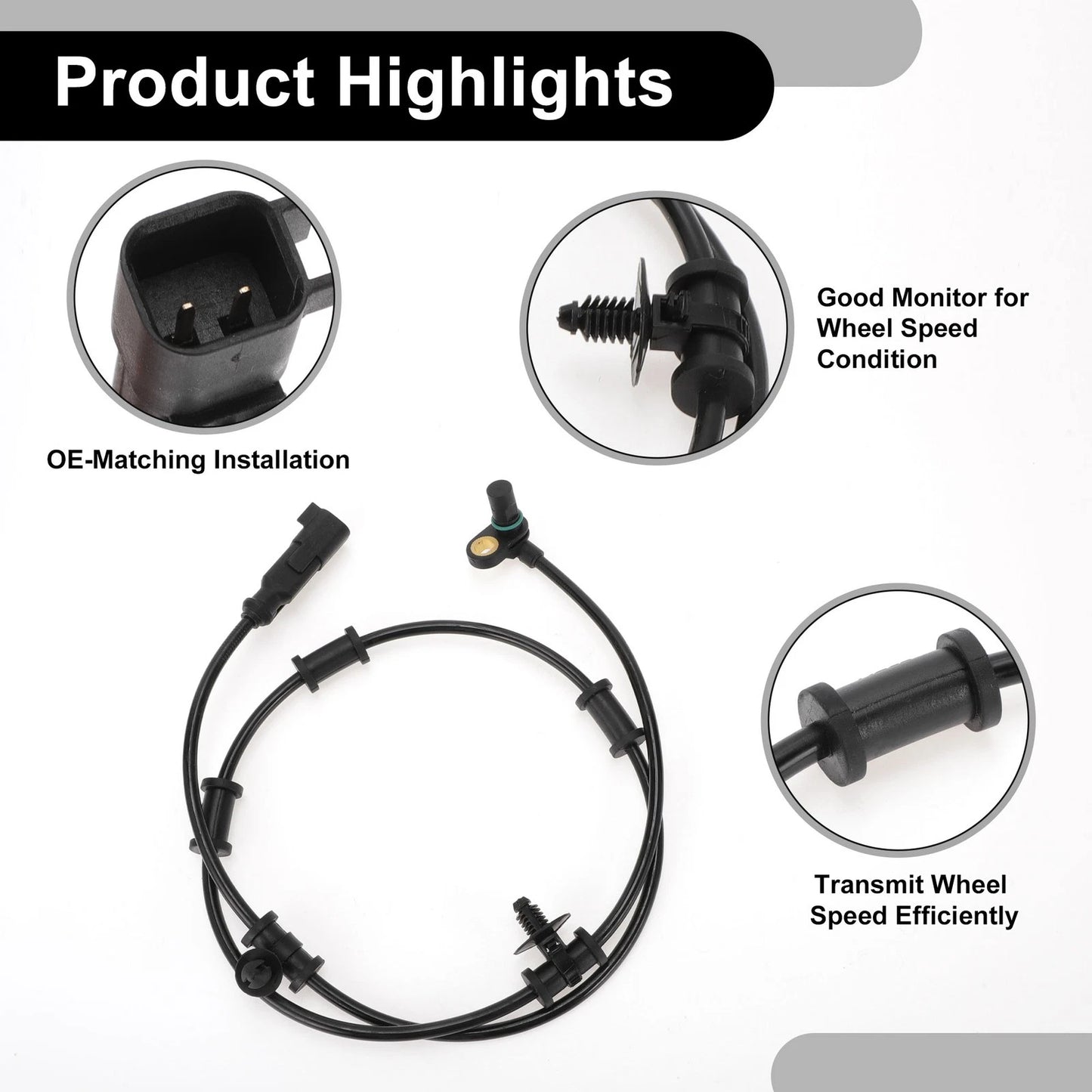 ABS Wheel Speed Sensor No. 5179964AA for Dodge Ram 2500 3500 (2003–2018)