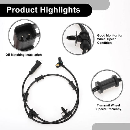ABS Wheel Speed Sensor No. 5179964AA for Dodge Ram 2500 3500 (2003–2018)