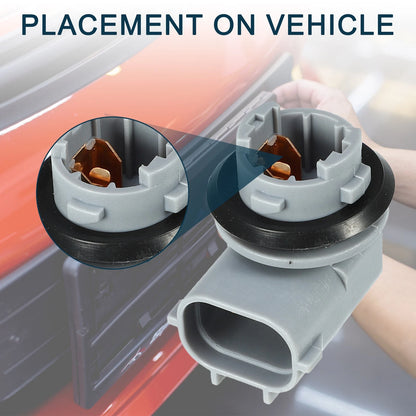 License Plate Light Socket for Toyota Tacoma (1995–2004) 2 Pins No.9006909005