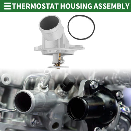 Engine Coolant Thermostat Housing Assembly for Mercedes-Benz C240 E320 E500 (2001–2005)