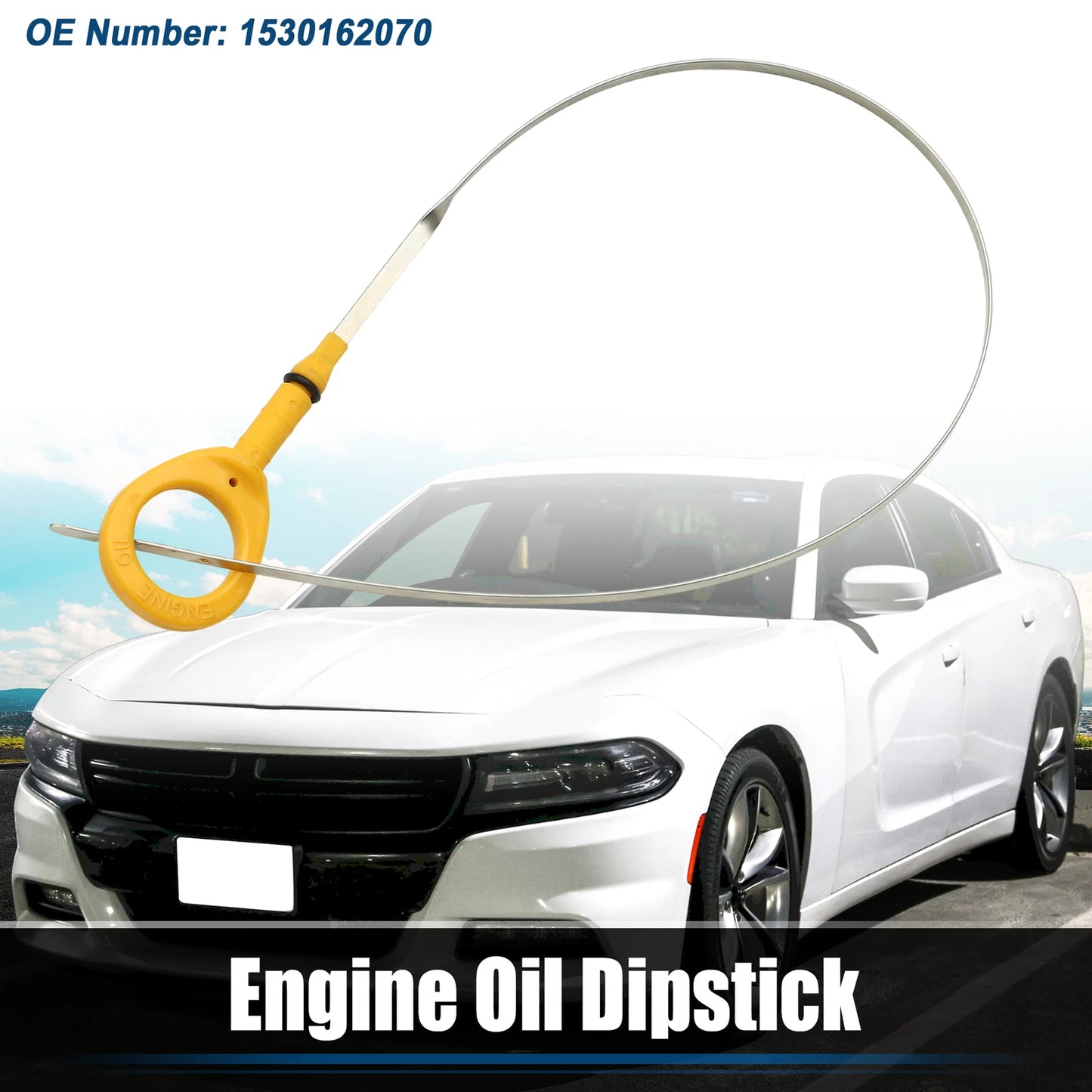 1 Pcs Engine Oil Fluid Level Dipstick for Toyota 4Runner (No. 1530162070)
