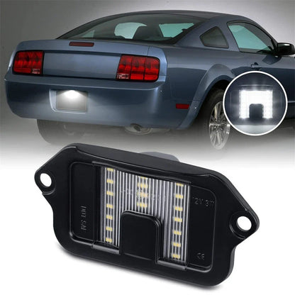 Rear License Plate Light Lamp Upgrade Waterproof for Ford Mustang (2005-2009)