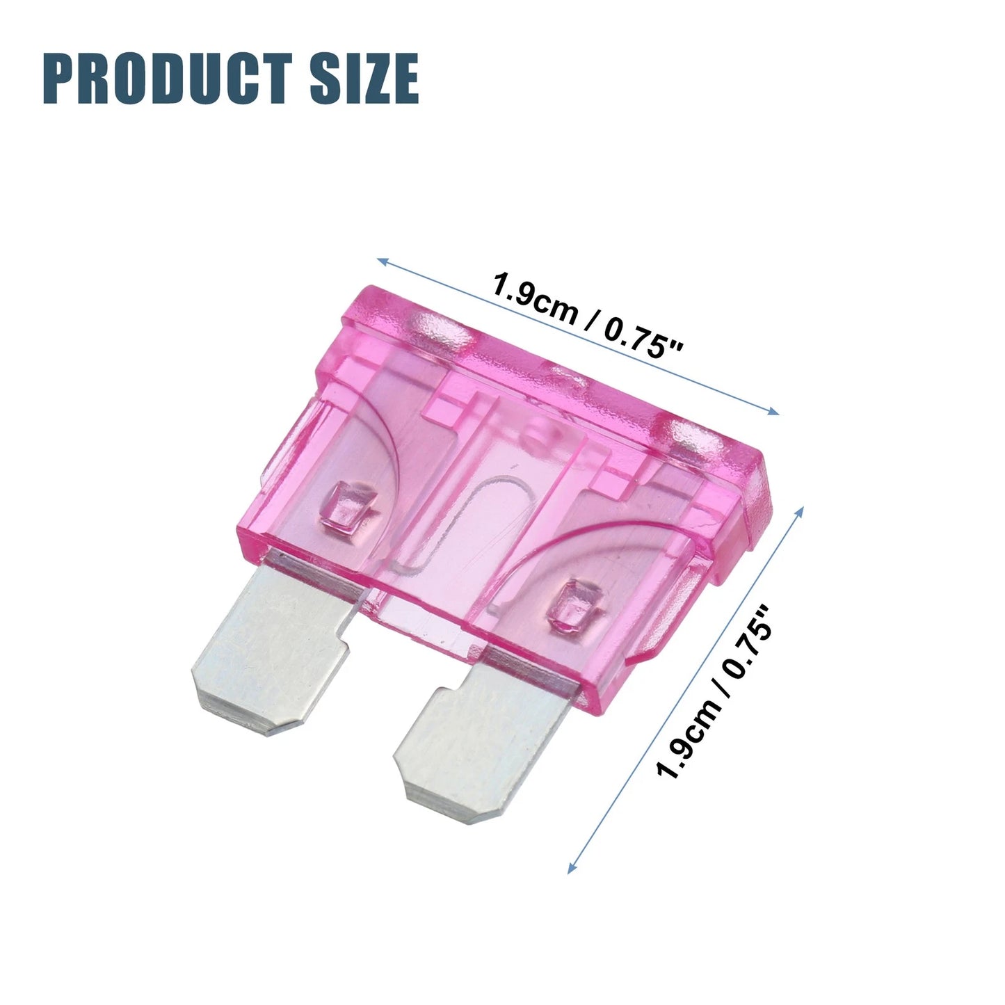 25pcs Blade Style Fuses 3A for Car Boat Truck SUV Motorcycle (Universal)