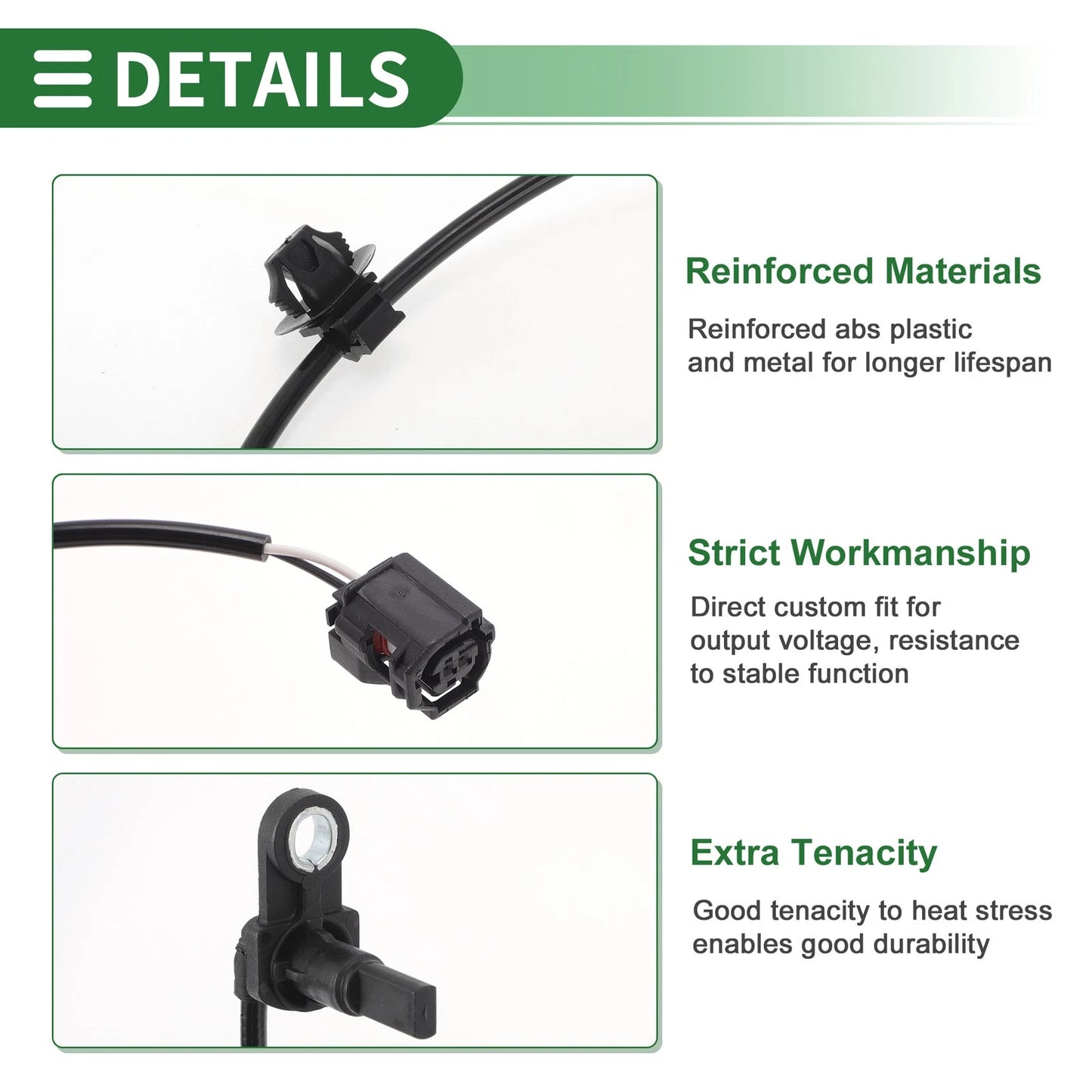 ABS Wheel Speed Sensor No. 8954310040 for Toyota CHR (2018–2019) Front Left