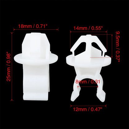 20pcs Hood Prop Rod Clip Retainer for Honda Accord CRV Civic City