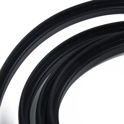 Protective Rubber Strip for Black Car Front Windshield Panel Decor Trim