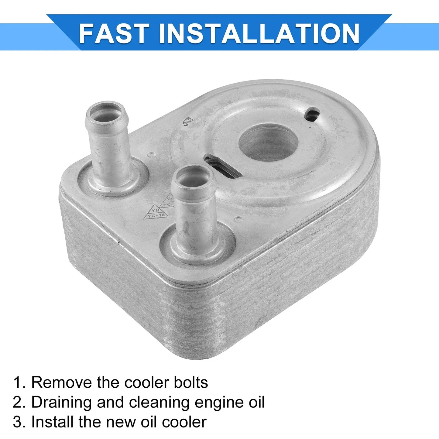 Engine Oil Cooler with Seals for Dodge Nitro, Challenger (2007-2011)