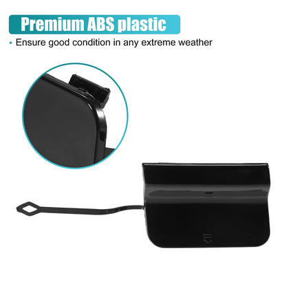 Rear Bumper Tow Hook Cover for Mercedes Benz C-Class (A2048856223) Black