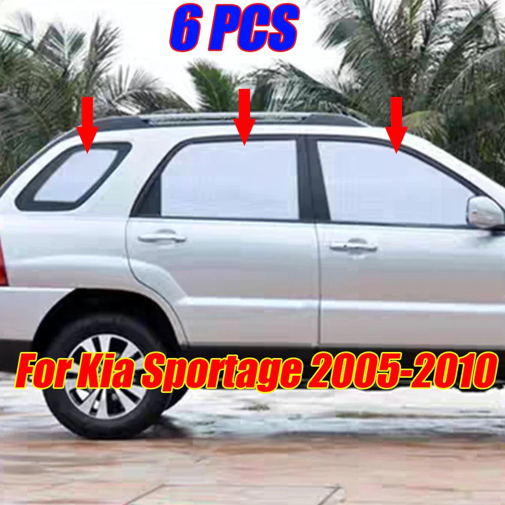 6Pcs Side Window Privacy Sunshades for Kia Sportage (2005-2010)