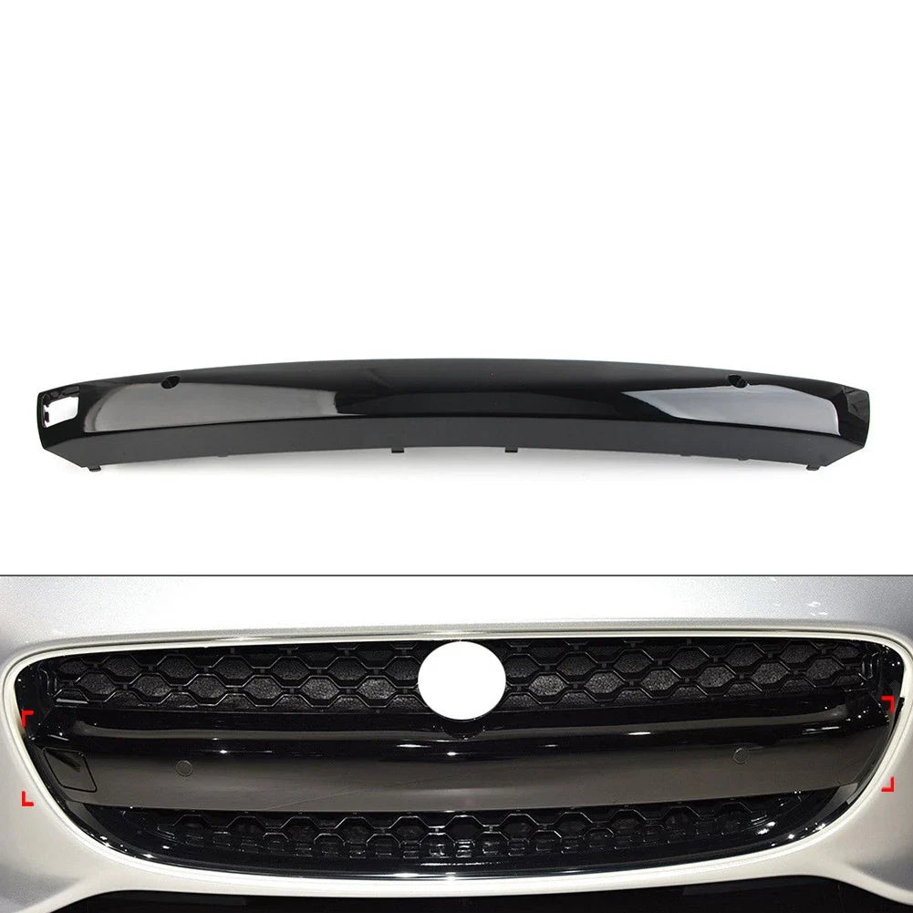Front Bumper Grille Molding for Jaguar F-Type 2014-2017 Gloss Black