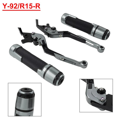 Brake Clutch Levers Handlebar Grips Set for Yamaha MT-15 XSR155 XTZ125