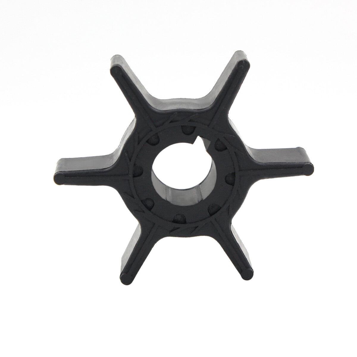 Water Pump Impeller & Key for Yamaha Outboard 2 Stroke 9.9 15 HP (1990–2023)