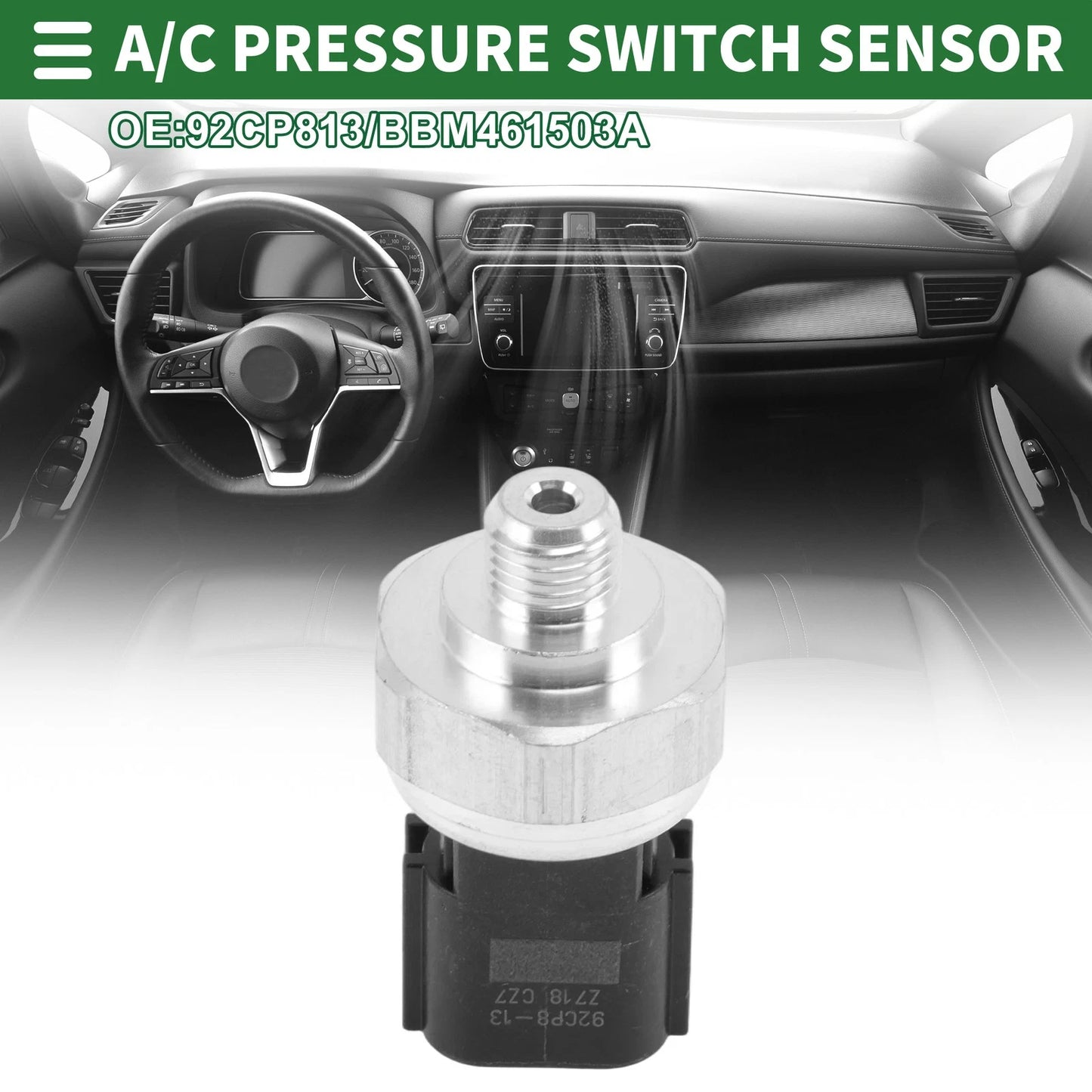 A/C Pressure Switch Sensor for Chevrolet City Express (2015–2018) 92CP813