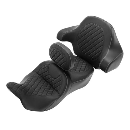 Driver Passenger Seat & Backrest for Harley Touring Tri Road Glide (2014-2023)