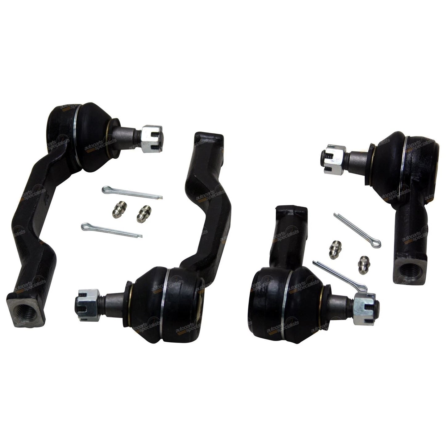 Set of 4 Ball Joints and Tie Rod Ends for Ford Courier (1989–1996)