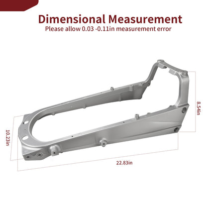 Silvery Sub Frame for Yamaha Raptor 700 700R (2006–2024) Heavy Duty
