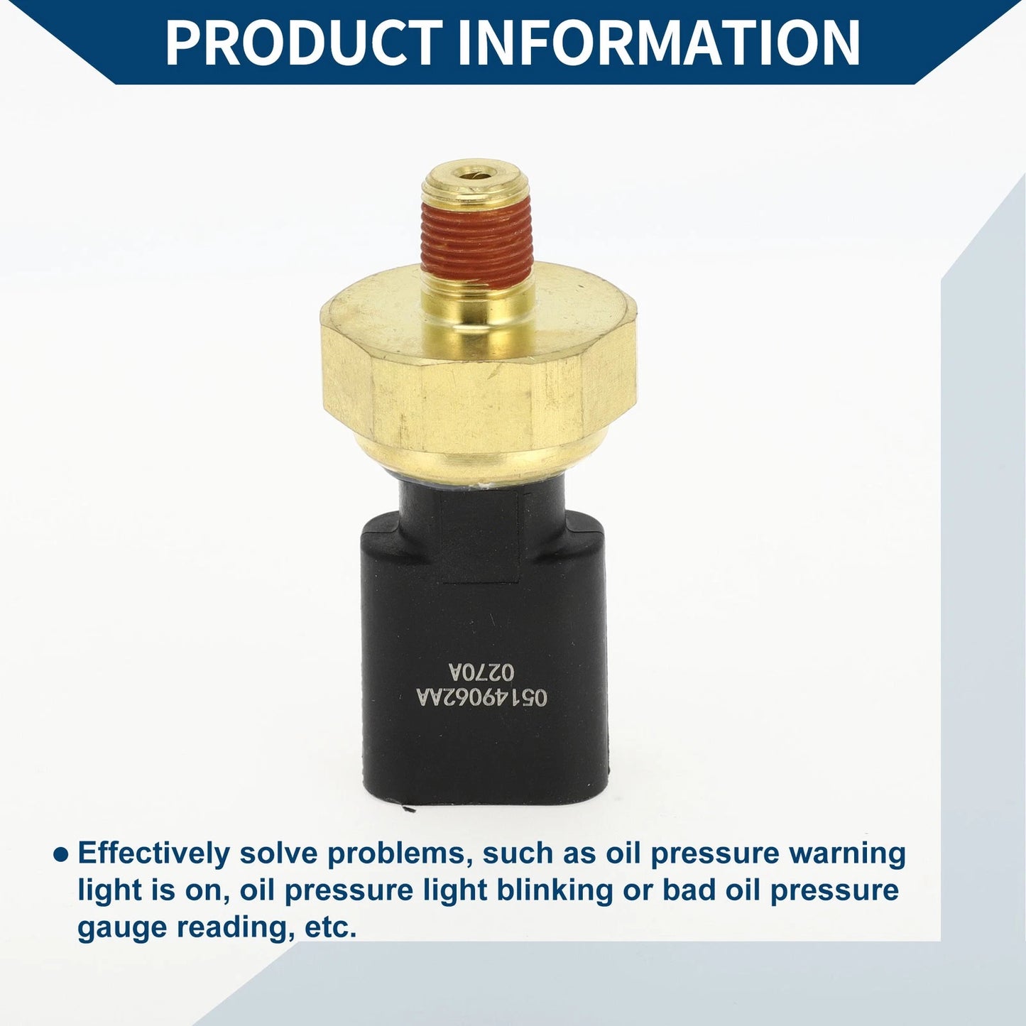 Engine Oil Pressure Sensor Switch No. 05149062AA for Chrysler 300C (2005–2010)