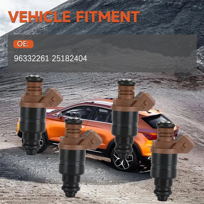 Fuel Injector for Chevrolet Daewoo Lacetti (2004-2010) - 4 x Replacement
