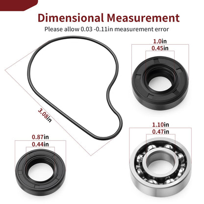 Water Pump Seal Bearing Repair Kit for Yamaha WR250F YZ250F (2001–2013)