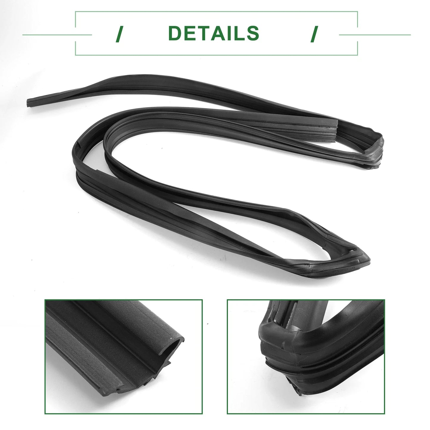 Front Left Door Window Seal Strip for Honda Accord (2018-2023)