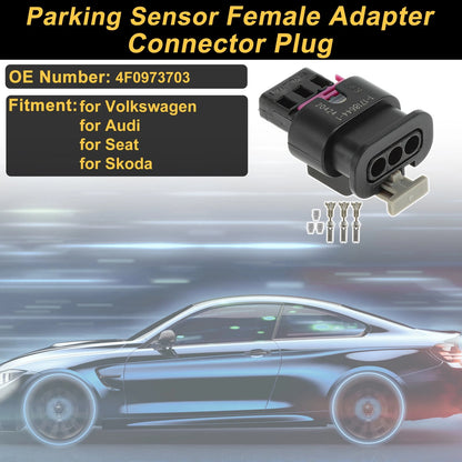 3 Pin Parking Sensor Connector Plug for Volkswagen
