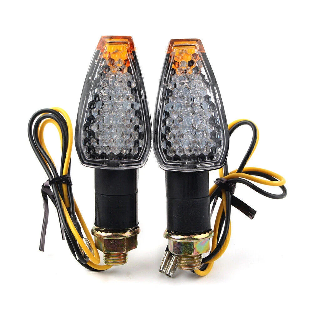 Mini 14 LED Motorcycle Turn Signal Indicators Blinkers Lights