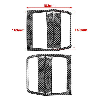 Carbon Fiber Interior Door Pusher Panel Cover for Dodge Challenger (2008-2014)
