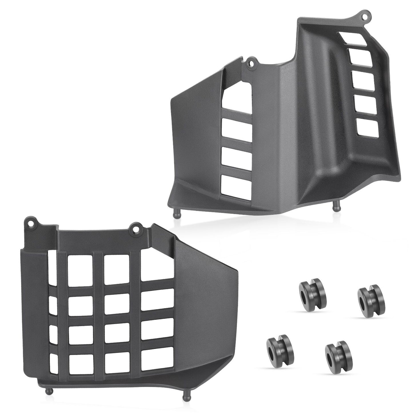 Heel Guards for Yamaha Blaster 350 (1987–2006) - Black ABS