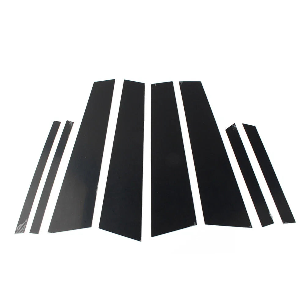 8 Pcs Car Door Window Column B C Pillar Trim for BMW X6 (2020-2021)