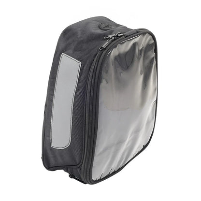 Universal Motorcycle Front Fuel Tank Bag - Touchable Navigation - Black