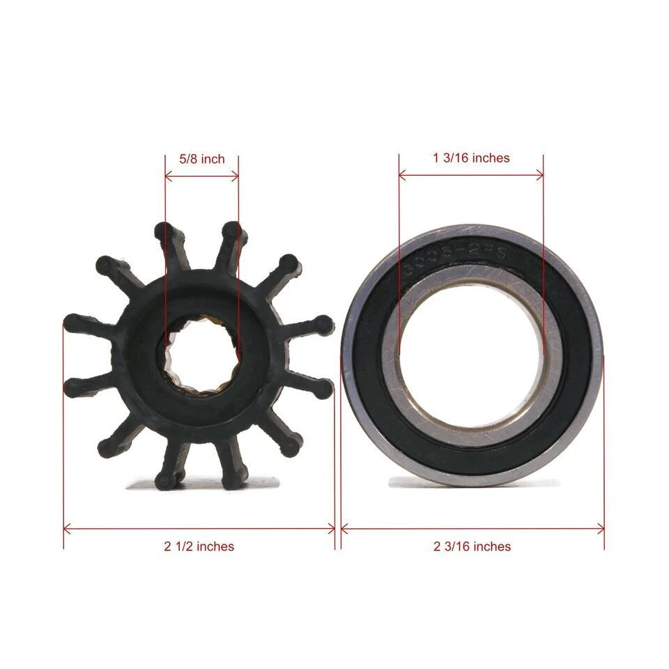 Raw Water Sea Pump Rebuild Kit for Volvo Penta