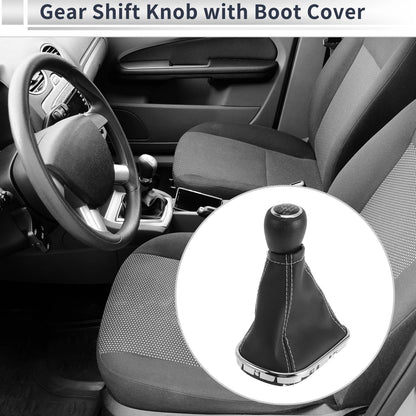 6 Speed Gear Shift Knob with Cover for Chevrolet Cruze (2010–2015) Faux Leather
