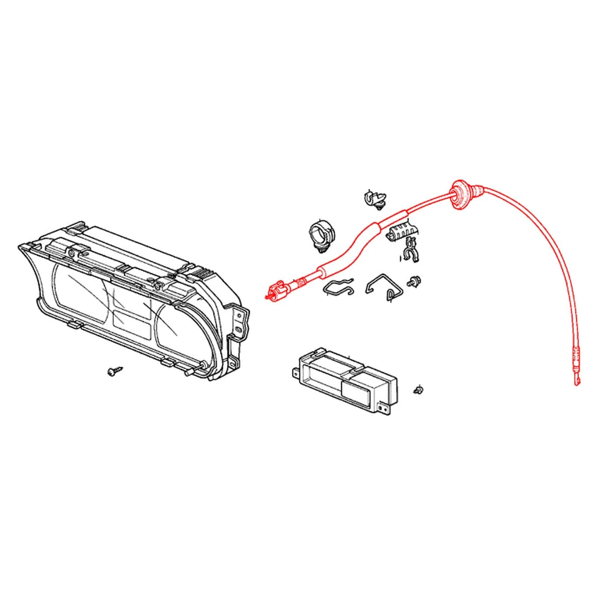 Speedometer Cable for Honda Civic CRX (1987–1996)