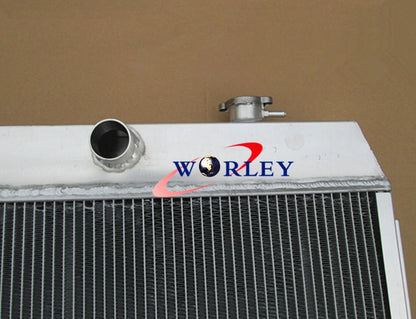 3 Row Aluminum Radiator & Fan for Chevy Bel Air V8 (1955–1957)