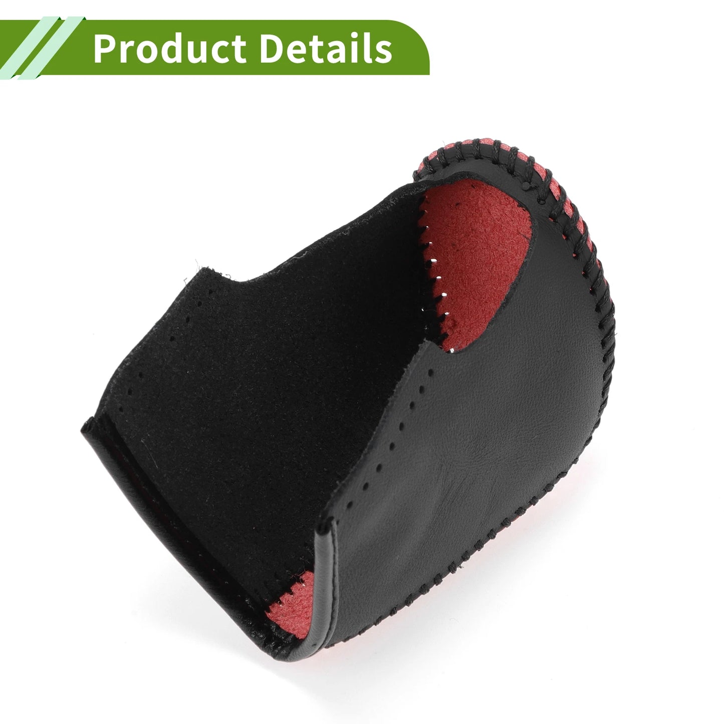 Gear Shift Knob Cover for Nissan X-Trail Rogue (2014–2020) Red Carbon Fiber