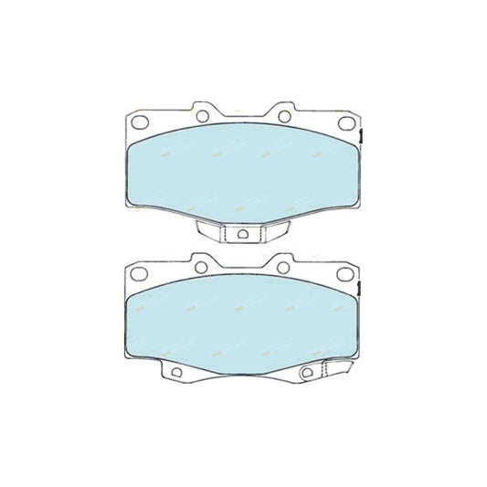 / 4x4 Front Disc Brake Pad Set for Toyota Hilux (1988–2005)