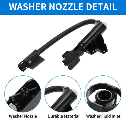 Front Driver Side Headlight Washer Nozzle for Toyota Sequoia (2008–2019) No. 852080C020