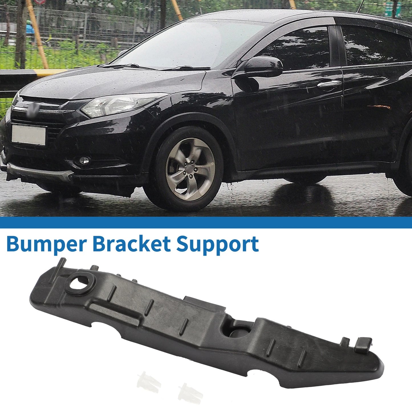 1pc Left Front Bumper Retainer Bracket No. 86513D3000 for Hyundai Tucson (2016–2021)