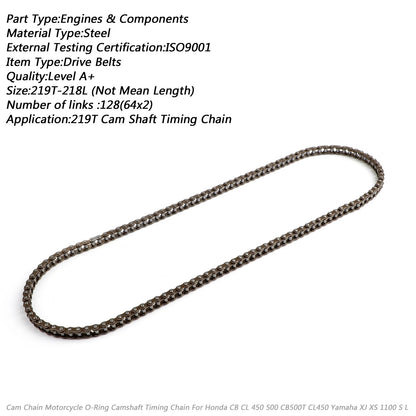 Drive Chain for Honda CB450 CL450 CB500T (1966–1978)