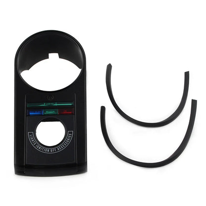 Black Speedometer Dash Panel Cover for Harley Softail (1971-1990)