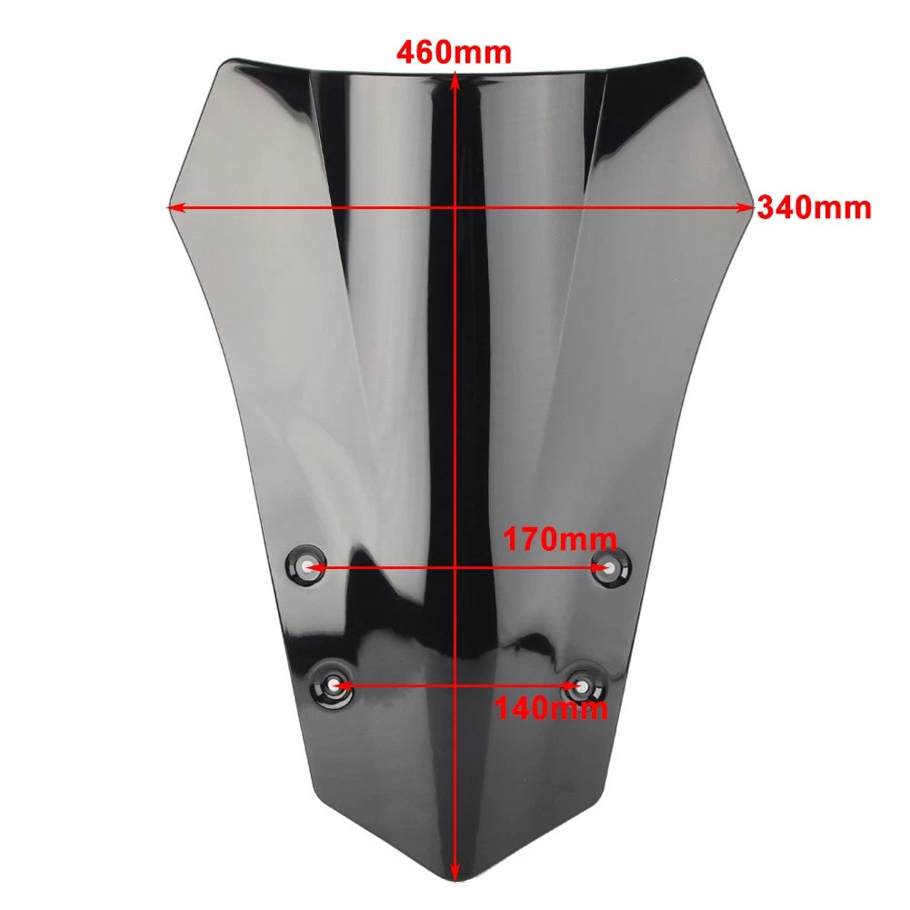 Front Windshield Screen for Yamaha MT-09 Tracer/FJ-09 (2015–2017)
