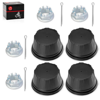 4x Wheel Center Cap w/ Nut for Honda Rancher 420 (2015–2024)