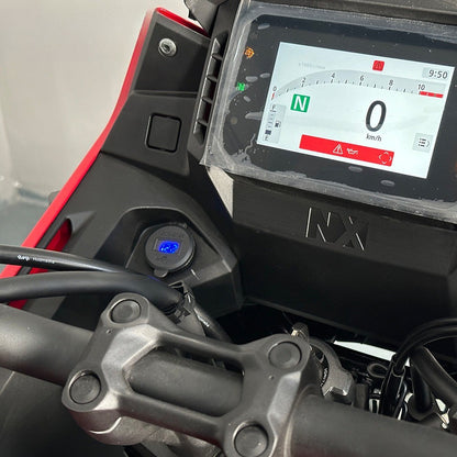 Dual USB Quick Charger Socket for Honda NX400/500 CB500X