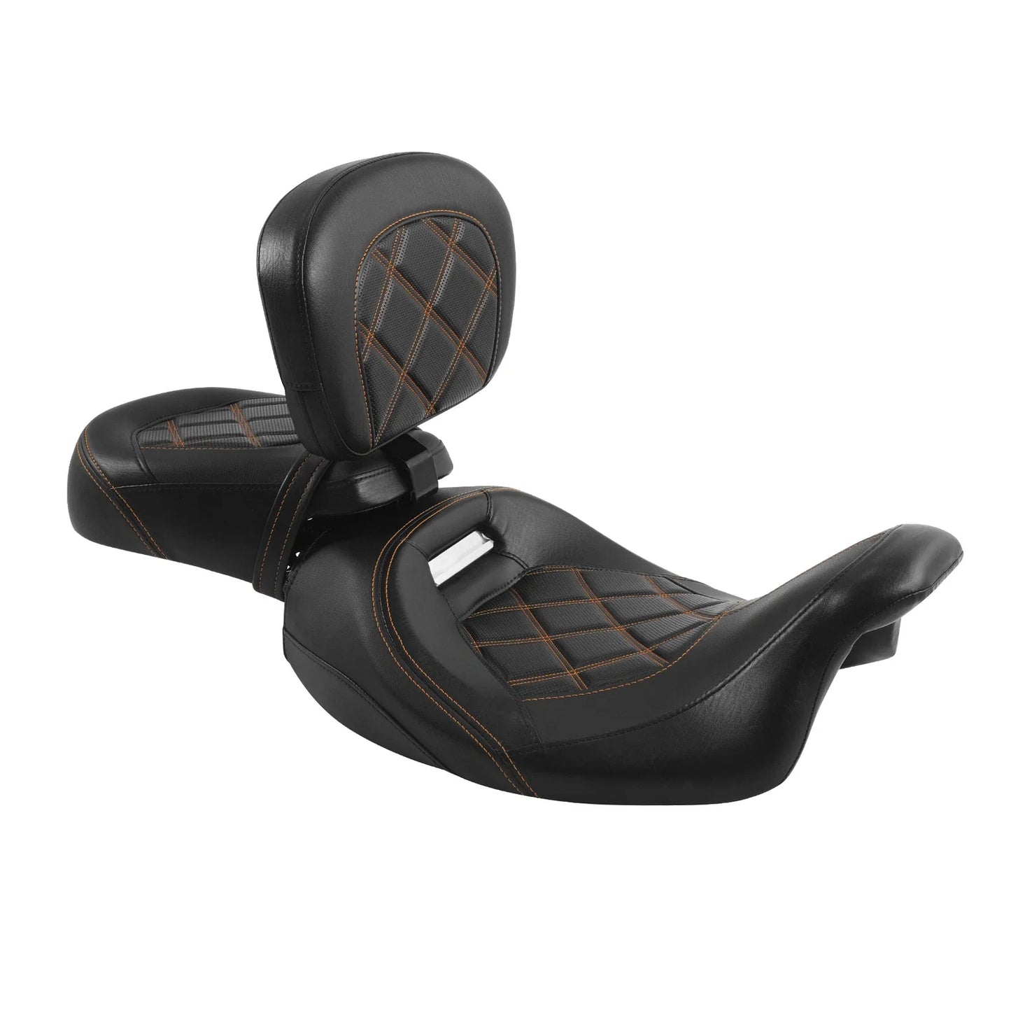 Rider & Passenger Seats Backrest Pad for Harley CVO Road Glide (2009 - 2023)